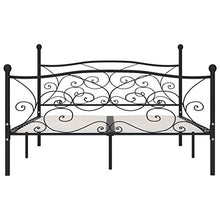 SKM Giroletto con Doghe Nero in Metallo 200x200 cm (25kg)
