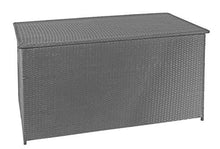 Mendler Baule Contenitore da Esterno HWC-D88 polyrattan ~ Basic 950l Grigio