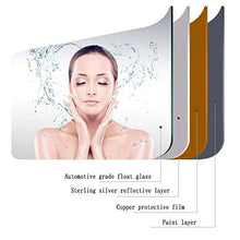 Specchio per Trucco da Parete Decorativo Rotondo a Specchio, Specchio cosmetico da Appendere Creativo Bagno e Soggiorno