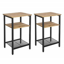 Vasagle Set di 2 Tavolino da Salotto, 29D x 34W x 58H cm