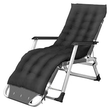 SHANCL Sedia da Spiaggia for Esterno Giardino Pieghevole for Ufficio (Color : Black)