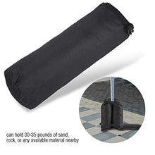 RBSD Pesi delle Gambe della Tenda, Pesi del baldacchino Accessori della Tenda Nera, Tessuto Oxford 600D per ombrellone da Giardino a baldacchino Pop-up