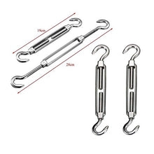 COSORO Kit di bulloneria per barca a vela M8 Heavy Duty Sun Shadow per triangolari e quadrati, rettangolari,304 Accessori per tende fisse in acciaio inossidabile