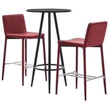 Extaum Set 3 pz da Bar, Set Tavolino Bar, Set di Mobili per Cucina, Set Bar per la Casa, Set di Mobili da Balcone,Set Tavolo e 2 Sedie da Bar Alti