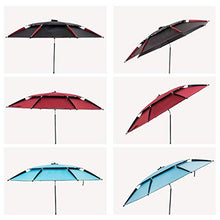 Parasol Ombrellone da Pesca 220cm Giardino Protezione UV Impermeabile/Piegato/Girevole 360 °/Regolabile/per Balcone con Laghetto da Spiaggia LMJN