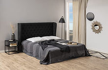 AC Design Furniture Nino Comodino con 1 Ripiani, L: 45 x A: 50.5 x P: 40 cm, Nero, Metallo, 1 pz