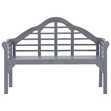 Festnight Panchina da Esterni a 2 posti in Legno, Panche da Giardino in Massello d'Acacia Grigio Slavato 135 cm