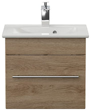 Mobile bagno con lavabo Villeroy & Boch Venticello 50cm rovere chiaro