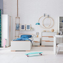 Armadio 2 ante Pinio Snap - Bianco e legno