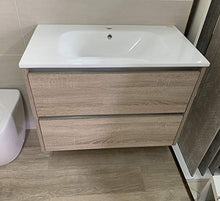 Set Mobile Lavabo Specchio LED Arredo Bagno Moderno Roy80 CERAMICHEMIRANDA