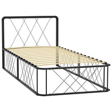 SKM Giroletto Nero in Metallo 90x200 cm (19kg)