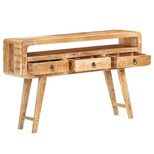 vidaXL Credenza 120x30x75 cm in Legno Massello di Mango Grezzo