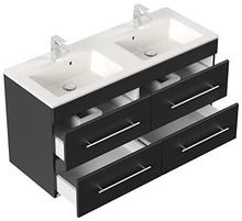 Mobile bagno Helios nero satinato