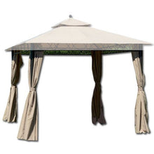 I Giardini del Re Set 4 teli laterali per gazebo Eden, dimensione telo: 260x200 cm, Bianco