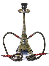 XJJY Set di Acqua dell'Acqua della 55CM SHISHAH Set (Torre Eiffel) con 2 Tubi Flessibili, pinze e Accessori di Carbone