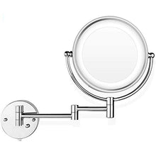 HGXC Specchio ingranditore Specchio per Trucco Specchio da Barba per Bagno con luci e ingrandimento, Spina UK