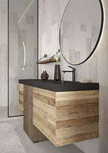 Dafne Italian Design Mobile Bagno Moderno con lavabo sospeso - Castagno Naturale Levigato