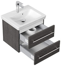 Mobile bagno con lavabo Villeroy & Boch Subway 2.0 50cm antracite venato