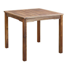 Cosma Tavolo 80 X 80 in Legno Acacia MASSICIO per Arredamento Giardino E Esterno