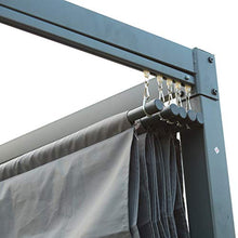 miozzi Pergola da Giardino 298x213x222 cm Telo Scorrevole Hype