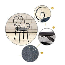 CGBF-Set da Pranzo per Bistrot All'aperto in Alluminio Pressofuso, 2 Sedie e Tavolo Rotondo Mobili da Giardino per Esterni per Terrazza Patio,Durevole,Resistente agli Agenti Atmosferici