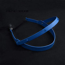 EXCEART Visiera in Plastica Trasparente Viso Integrale Cucina Visiera Antispruzzo Antinebbia Visiera Protettiva per Cucina Esterna (Blu)