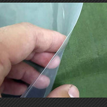 Lefuyan Telo in Vinile Trasparente Resistente, Telo Rinforzato Impermeabile Multiuso con Occhielli, per Tenda A Baldacchino in Tela Cerata, Barca-Trasparente 2x6m