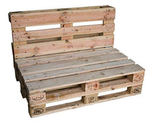 clc Divano divanetto 2 posti in Pallet EPAL per Interno, Interni -Made in Italy- Legno, 120x80x78