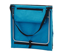 MEDIA WAVE store Stuoia Prendisole con Cuscino Azzurro 334836 ONSHORE richiudibile 135 x 55 x 41cm