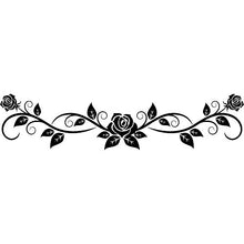 T-MK433 - Adesivi per testiera del letto, 32 x 140 cm, colore: Nero