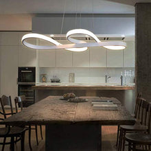 ZMH Lampada a Sospensione LED 47W Lampadario a Sospensione Dimmerabile bianco caldo| neutro | bianco freddo Plafoniera Lampada da soffitto con il telecomando per tavolo da pranzo (bianco) [brevetto]