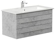 Mobile bagno con lavabo Villeroy & Boch Venticello 100cm grigio cemento