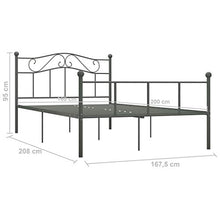 SKM Giroletto Grigio in Metallo 160x200 cm (18.5kg)