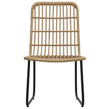 vidaXL Set da Pranzo da Giardino 3 pz in Polyrattan e Vetro