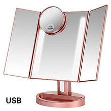 Faus Koco. Nuovo Sensore di Tocco del Desktop LED Specchio for Il Trucco Specchio di Bellezza Specchio Pieghevole Specchio for Il Trucco