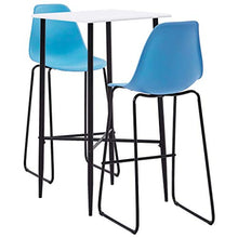 Set da Bar 3 pz in Plastica Blu