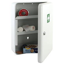 HMF 10732-07 Armadietto dei Medicinali, Cassetta mobile bagno Primo Soccorso 32 x 23 x 9,5 cm