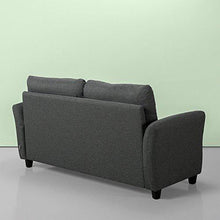 Zinus Divano Moderno Imbottito, Grigio Scuro, 158x78x80cm - Arredi Casa