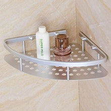 Yxsd Mensole da bagno Organizzatore in alluminio Vasca da bagno supporto triangolare angolare mensola doccia montato a parete (Dimensioni: 20 cm)