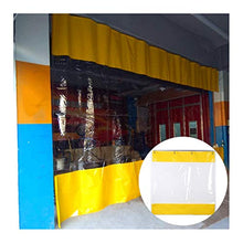 GDMING Telone Impermeabile in PVC Robusto Trasparente Tenda Divisoria con Occhielli per Interno All'aperto Fabbrica Stanza Dell'autolavaggio, Personalizzabile (Color : Chiaro, Size : 1.9x5m)
