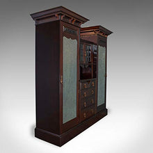 Armadio Antico, Acero e Co, Inglese, Mogano, Vittoriano, Art Nouveau C.1880
