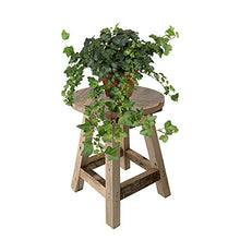 INDA-Exclusiv - Sgabello per fiori, in legno, Ø 26,5 cm, altezza 32 cm