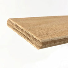 10 Listelli Curvati in Legno di Faggio - Ricambio per Doga – 5,2 X 84 X 0,8 Cm