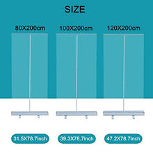 Schermo Arrotolabile Scudo Starnuto, Parete Divisoria per la Sicurezza per Scuole, Uffici, Supermercati, Ristoranti (80x200 cm / 100x200 cm / 120x200 cm)