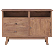 vidaXL Credenza 100x30x68 cm in Legno Massello di Teak
