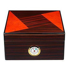 Auoeer High Gloss Finito Cigar Box Cedar Cigar Humidor Cigar Box con