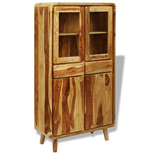 FAMIROSA Credenza in Legno di Sheesham 90x40x175 cm