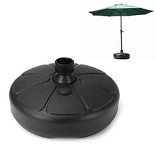qkdop Cortile per Ombrellone Rotondo da 38 Mm con Supporto per Ombrellone E Giardino Esterno