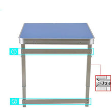 Outdoor Folding Table Chair  Height adjustable  Camping Aluminium Alloy Picnic Table Waterproof Durable Folding Table Desk For