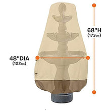 Fltaheroo Copertura per Fontana da Giardino Terrazza per Esterni Riutilizzabile Accessori nel Tessuto Oxford Copertura Protettiva per Statua